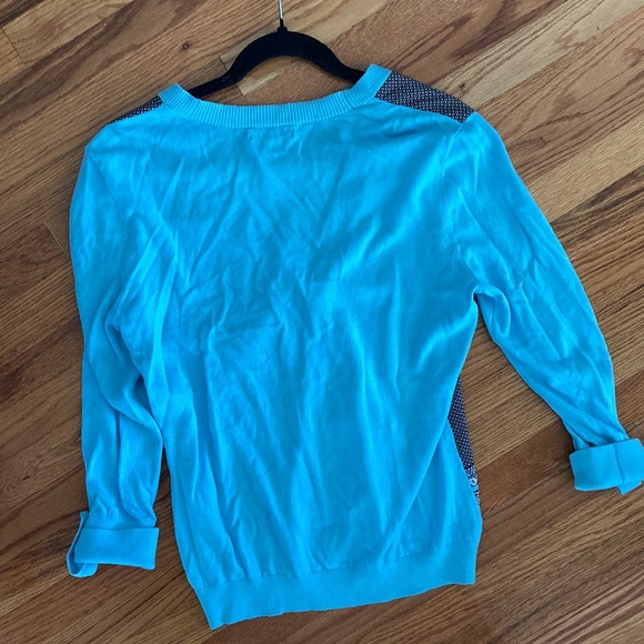 PATTERNED BLUE CARDIGAN 🔵 - Picture 5 of 6